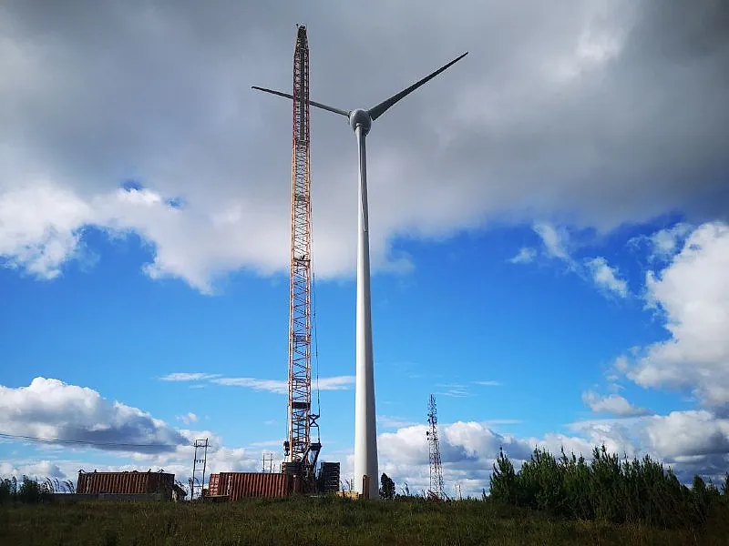 Windpark in Tansania, Foto von der Energy-Fields GmbH