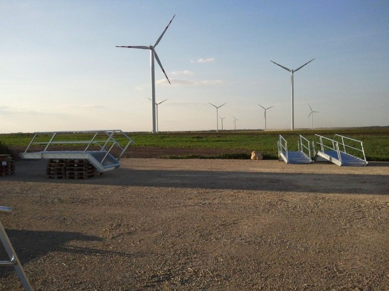 Metalltreppe, Foto von der Energy-Fields GmbH