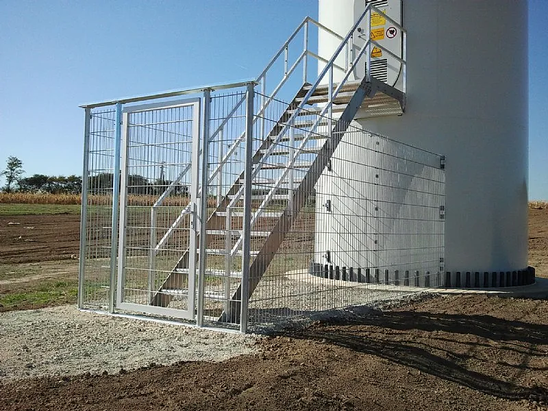 Metalltreppe, Foto von der Energy-Fields GmbH