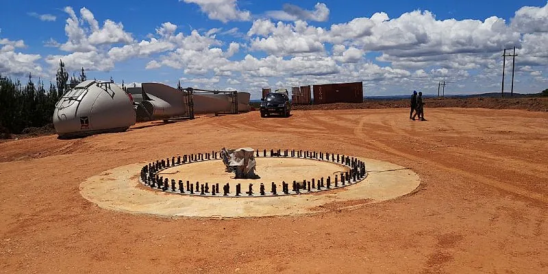 Windpark in Tansania, Foto von der Energy-Fields GmbH