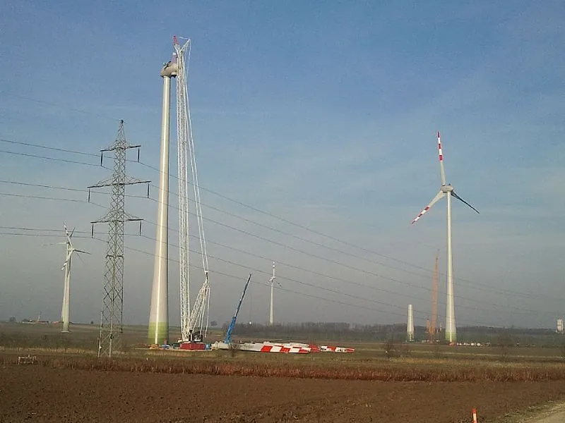 Windpark in Europa, Foto von der Energy-Fields GmbH